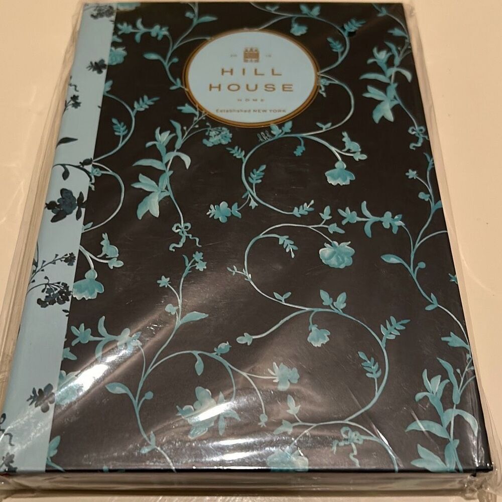 Hill House Home Womens Notebook Emerald Botanical Green Watercolor Design New